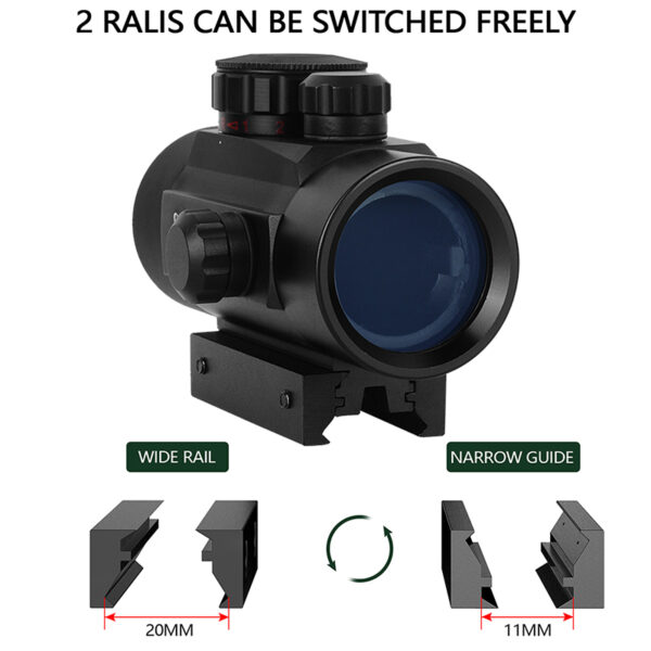 Red dot tático pra caça com trilho de 11mm/20mm Frete Grátis - Image 4