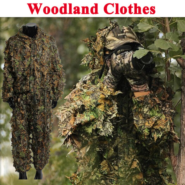 ROUPA CAMUFLADA DE FOLHAS 3D ESPECIAL PRA CAÇADORES.COM FRETE GRÁTIS PRA TODO O BRASIL