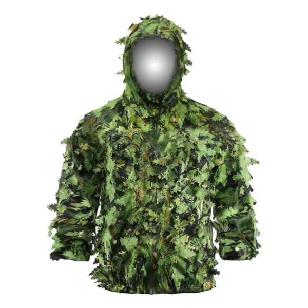 conjunto de caça com folhas 3d de camuflagem cor verde - Image 3