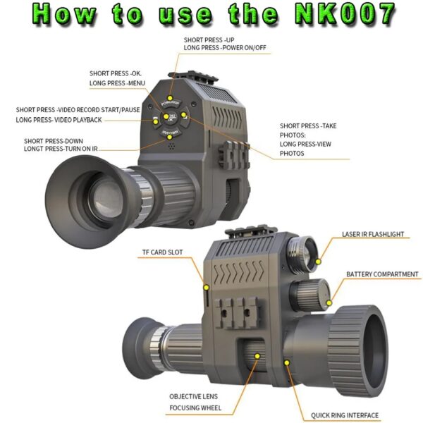 Visão noturna megaorei nk 007 Com Frete grátis 🆓